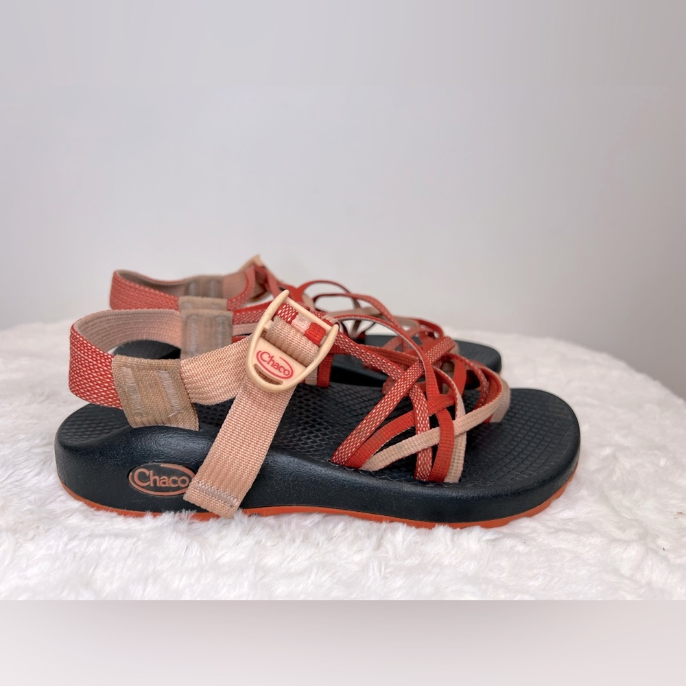 Chaco Z3 Outdoor Trail Orange Sandals Size‎ 6